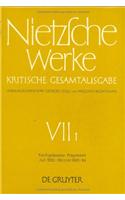Nachgelassene Fragmente Juli 1882 - Winter 1883 - 1884