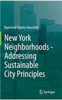 New York Neighborhoods - Addressing Sustainable City Principles