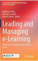 Leading and Managing E-Learning