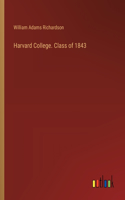 Harvard College. Class of 1843