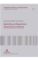 Bankerfolg Und Akquisitionen