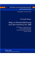 Wege Zur Restschuldbefreiung Nach Dem Insolvency ACT 1986