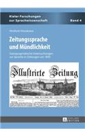 Zeitungssprache Und Muendlichkeit