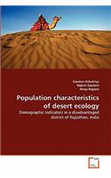 Population characteristics of desert ecology
