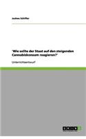 'Wie sollte der Staat auf den steigenden Cannabiskonsum reagieren?'