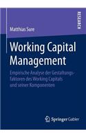 Working Capital Management: Empirische Analyse Der Gestaltungsfaktoren Des Working Capitals Und Seiner Komponenten