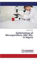 Epidemiology of Microsporidium, HBV, HIV, in Nigeria