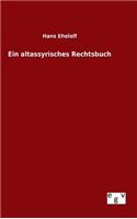 altassyrisches Rechtsbuch