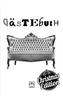 Gästebuch: Alle meine Weihnachtsgäste in einem Buch (schwarz-weiß Version)