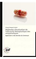 Méthodes d'Évaluation de l'Efficacité Thérapeutique Des Antipaludiques