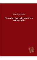 Alter Der Babylonischen Astronomie