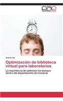 Optimizacion de Biblioteca Virtual Para Laboratorios