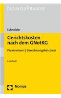 Gerichtskosten Nach Dem Gnotkg