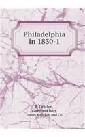 Philadelphia in 1830-1
