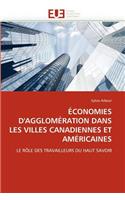 Économies d'agglomération dans les villes canadiennes et américaines