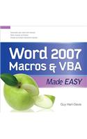 Word 2007 Macros & VBA Made Easy