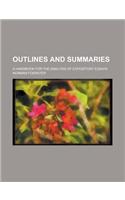 Outlines and Summaries; A Handbook for the Analysis of Expository Essays: (English)