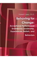 Behaving for Change