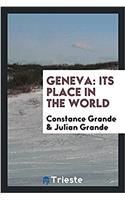 Geneva: its place in the world