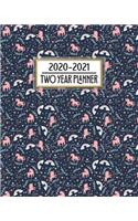 2020 - 2021 Two Year Planner: Unicorns and Rainbows Daily Weekly Monthly 2020-2021 Planner Organizer. Nifty Two Year Motivational Agenda Schedule with Vision Board, Habit Tracker