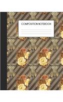 Composition Notebook: Steampunk College Ruled Notebook Lined Journal 100 Pages 7.5 x 9.25 School Subject Book Notes Pretty Victorian Science Fiction Sci-Fi Student Gift T