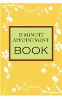 15 Minute Appointment Book