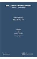 Ferroelectric Thin Films VII: Volume 541