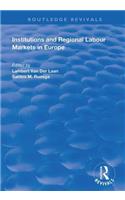 Institutions and Regional Labour Markets in Europe