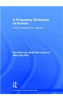 A Frequency Dictionary of Korean