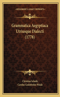 Grammatica Aegyptiaca Utriusque Dialecti (1778)