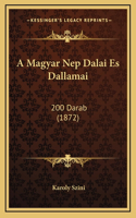 A Magyar Nep Dalai Es Dallamai