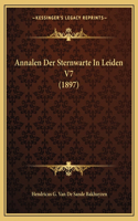 Annalen Der Sternwarte In Leiden V7 (1897)