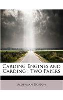 Carding Engines and Carding