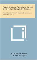 Ohio Stream Drainage Areas and Flow Duration Tables