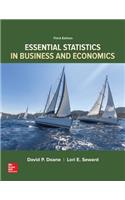 Loose-Leaf Version for Essential Statistics in Business and Economics