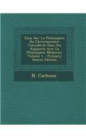 Essai Sur La Philosophie Du Christianisme