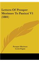 Letters Of Prosper Merimee To Panizzi V1 (1881)