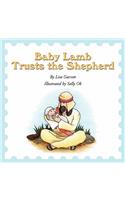 Baby Lamb Trusts the Shepherd