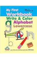 My First Workbook: Write and Color Alphabet, Lowercase