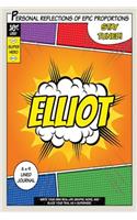 Superhero Elliot: A 6 x 9 Lined Journal