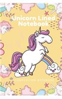 Unicorn Lined Notebook - Composition Notebook