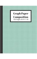 Graph Paper Composition 100 Pages /8.5×11 IN: Quad Ruled 4x 4, Grid Paper Notebooks for Students (Cool Notebooks)