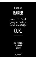 Calendar 2020 for Bakers / Baker