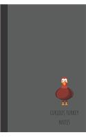 curious turkey notes: small lined Turkey Notebook / Travel Journal to write in (6'' x 9'') 120 pages