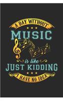 A Day Without Music Is Like ... Just Kidding I Have No Idea!