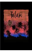 Tulum: Mexican Holiday Christmas Feliz Navidad Notebook With Lined Wide Ruled Paper For Taking Notes. Stylish Tropical Travel Journal Diary 6 x 9 Inch Soft