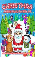 CHRISTMAS Activity Book For Kids 4-6