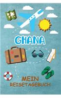 Ghana Reisetagebuch: Notizbuch liniert 120 Seiten - Reiseplaner zum Selberschreiben - Reisenotizbuch Abschiedsgeschenk Urlaubsplaner