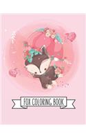 Fox Coloring Book