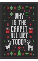 why is the carpet all wet todd